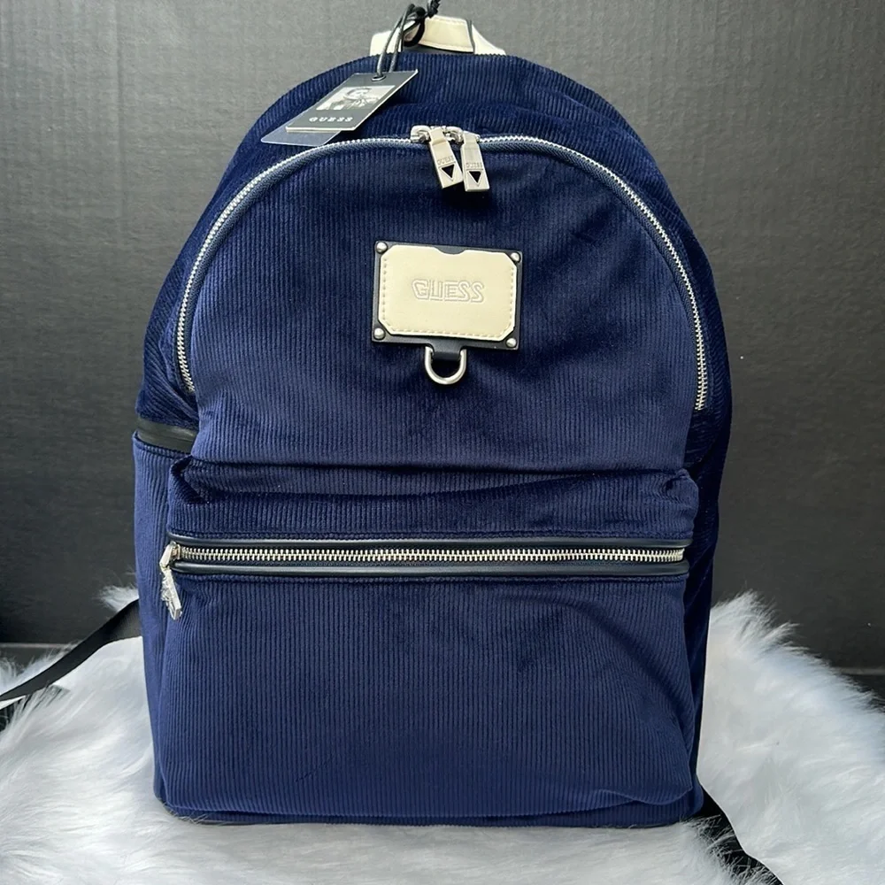 New GUESS Quarto Corduroy Backpack